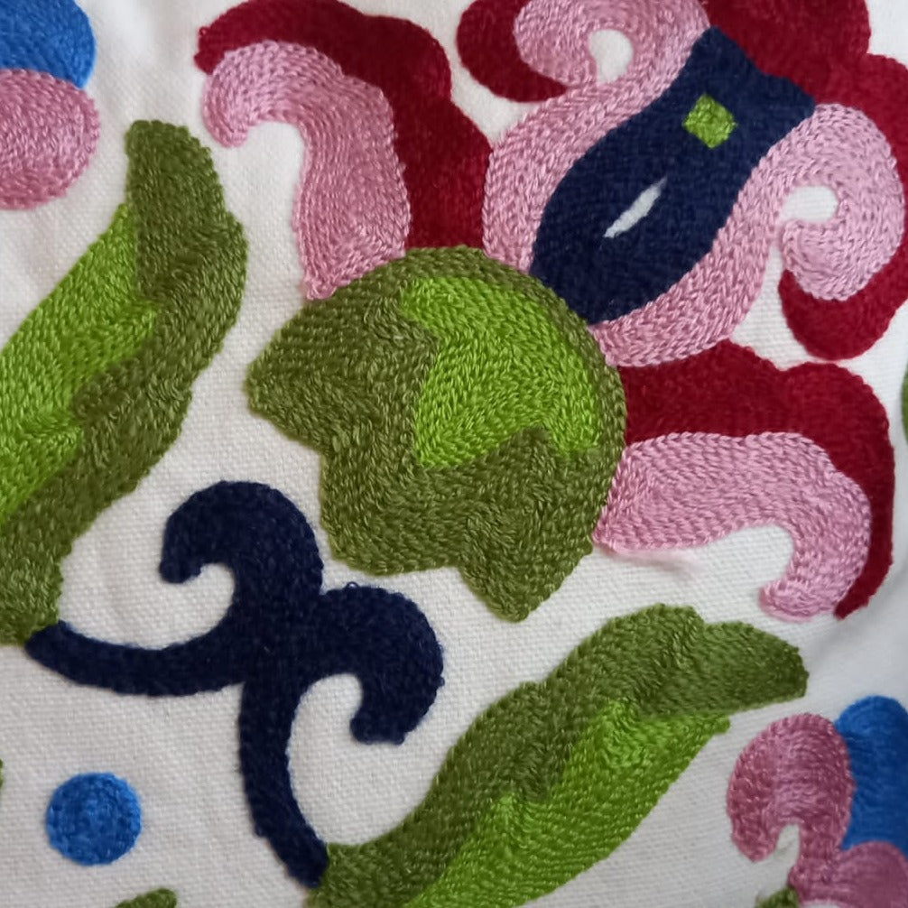 Embroidered Cushion Cover - Mia