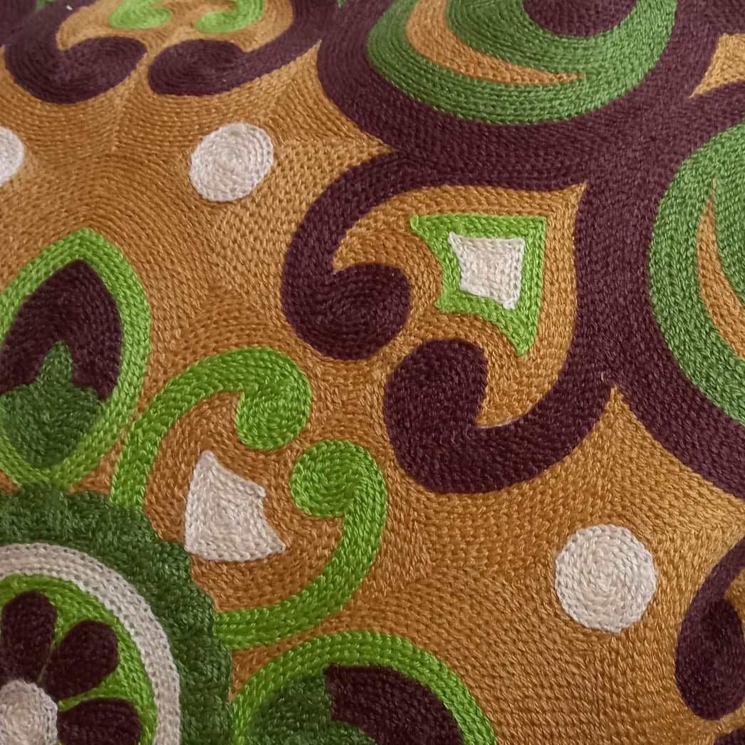 Embroidered Cushion Cover - Mina