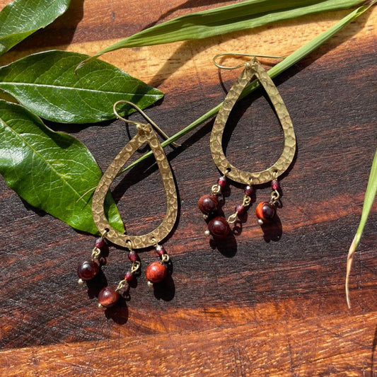 Shiva Jasper earrings