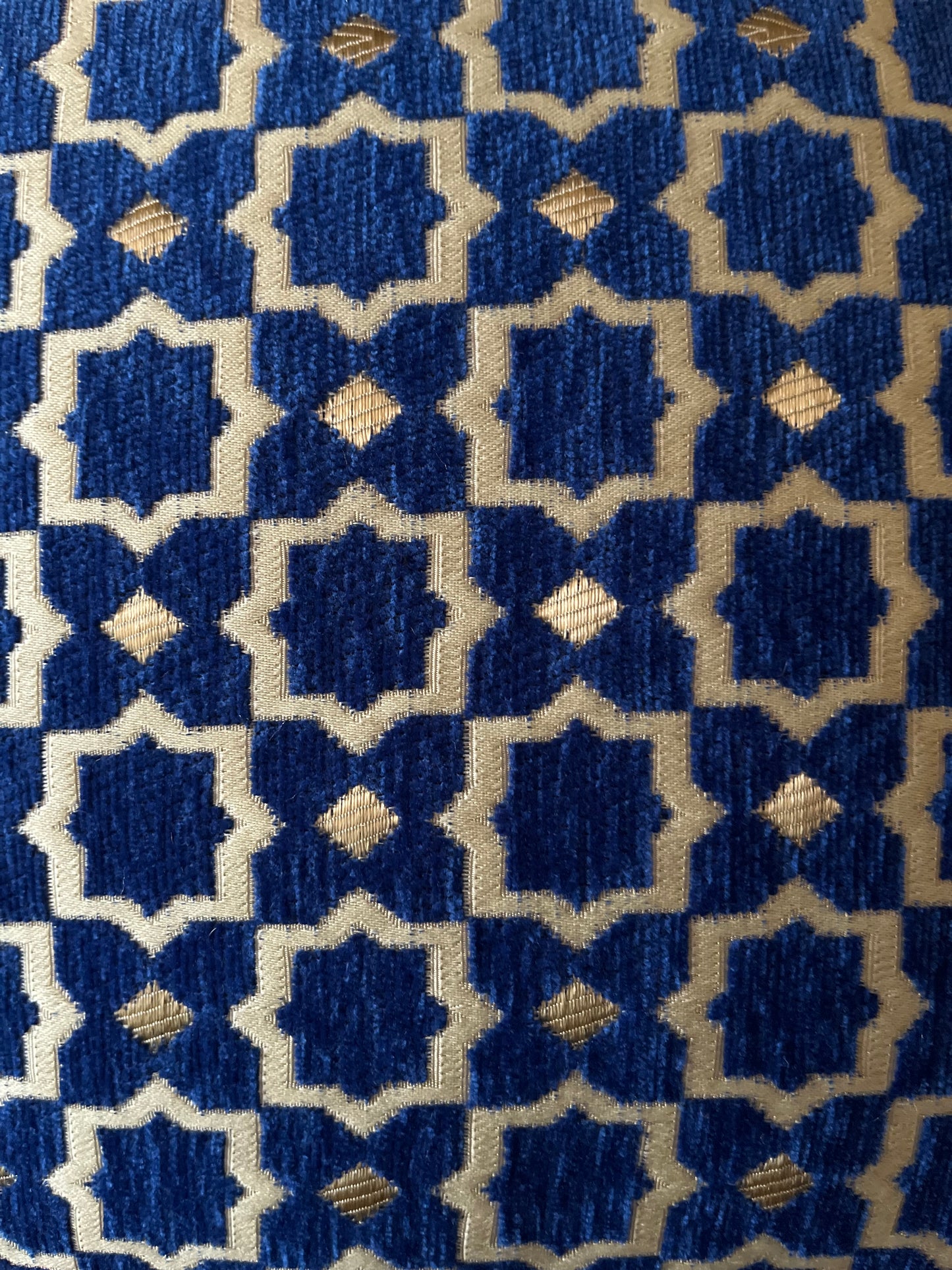 Maya Colbalt Blue Woven Cushion Cover